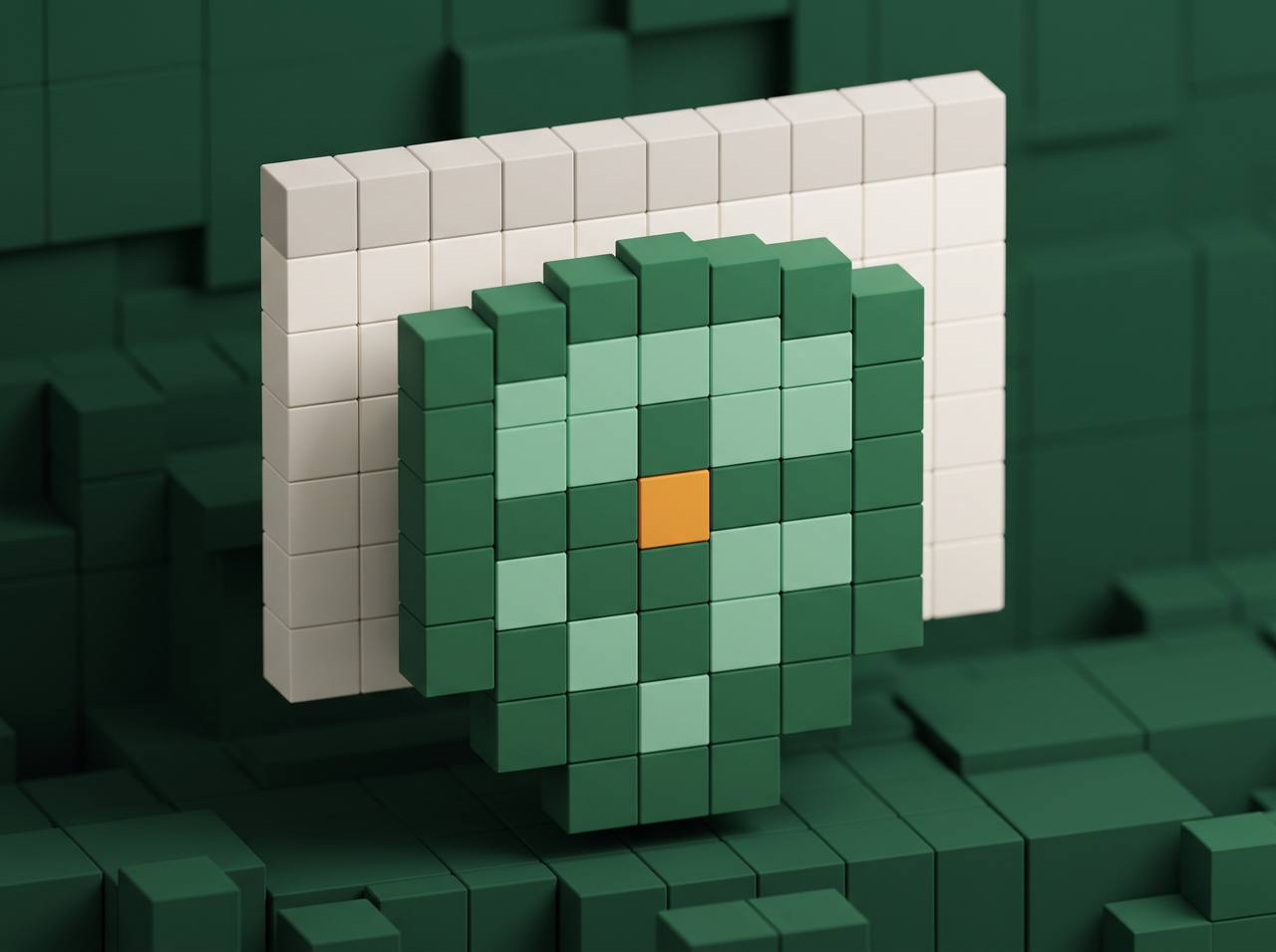 A pixel-block shield in front of a website window